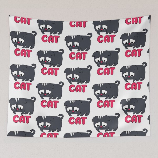 Item preview, Cute Cat - Sad designed and sold by TourDeBookshop.