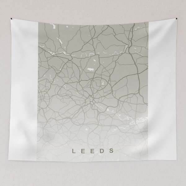 Artikelvorschau, Leeds Kartenkunst entworfen und verkauft von artymaps.
