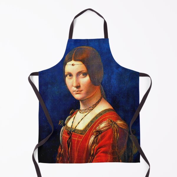 Item preview, La Belle Ferronniere by Leonardo da Vinci - digital enhancement designed and sold by NickoPrints.