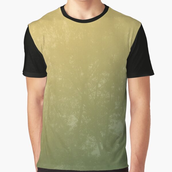 TREE GREEN YELLOW DESIGN Graphic T-Shirt