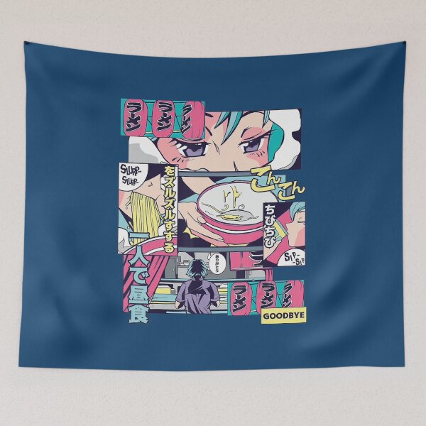 Item preview, Retro Ramen Girl Japanese Vaporwave 90'S Aesthetic designed and sold by KaiRuiwe.