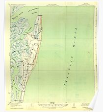 USGS TOPO Map Georgia GA Cumberland Island 247408 1930 62500 Poster