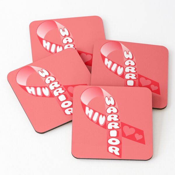 Item preview, HIV WARRIOR Red Ribbon designed and sold by everything4eva.