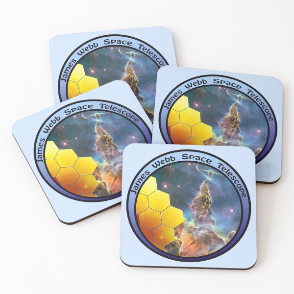 Item preview, JWST James Webb Telescope - Mystic Mountain Carina Nebula, blues designed and sold by Kestrelle.