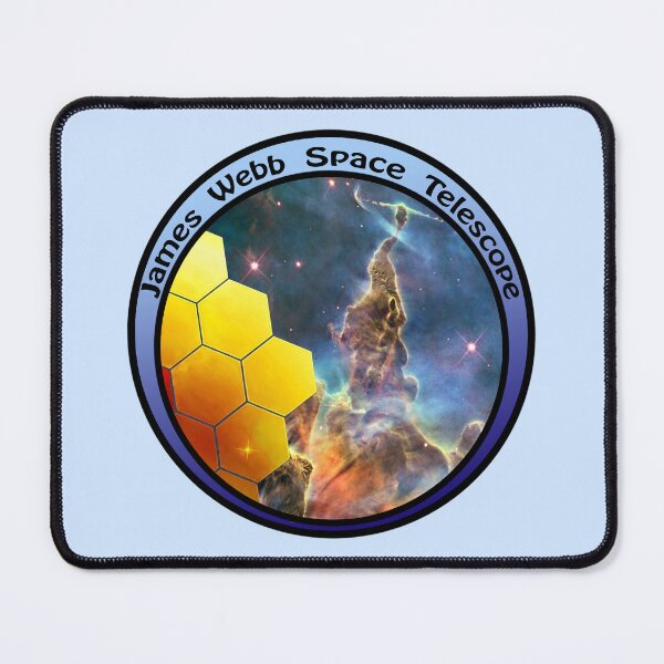 Item preview, JWST James Webb Telescope - Mystic Mountain Carina Nebula, blues designed and sold by Kestrelle.