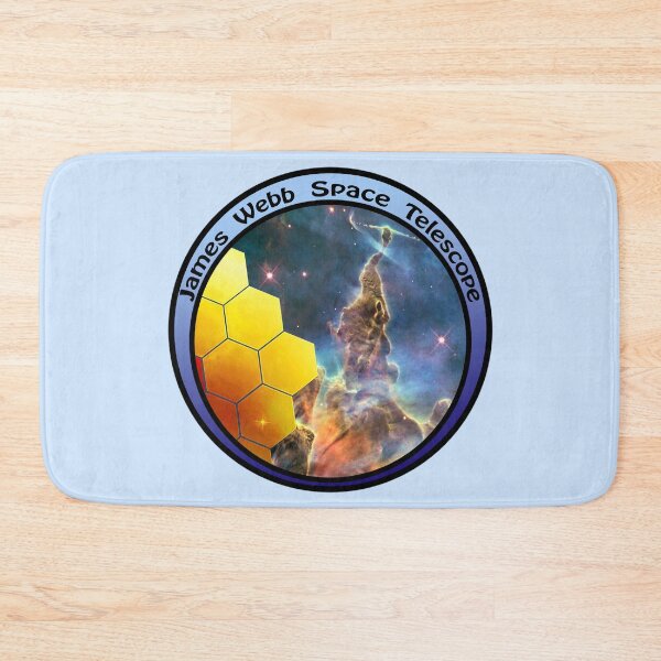 Item preview, JWST James Webb Telescope - Mystic Mountain Carina Nebula, blues designed and sold by Kestrelle.