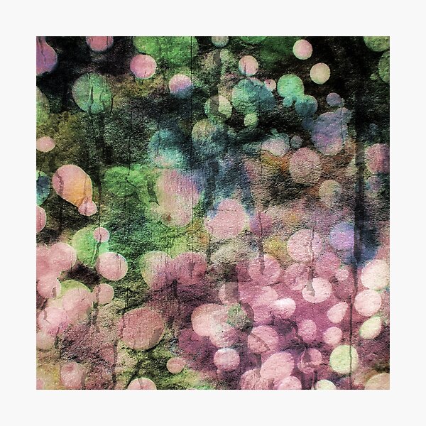 Abstract Batik Bubble Print Photographic Print
