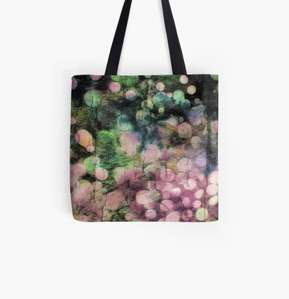 Abstract Batik Bubble Print All Over Print Tote Bag