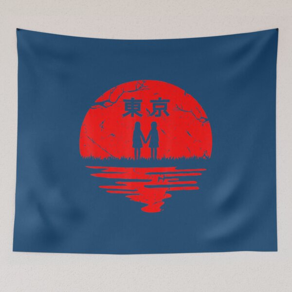 Item preview, Red Tokyo Japanese Moon Teen Girls designed and sold by KaiRuiwe.