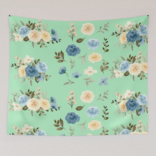 Item preview, Blue Watercolour Flowers...Journalling Blue Flowers designed and sold by Art-shia.