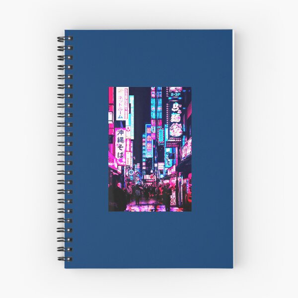 Item preview, Streets Of Tokyo Japan Night Scene With Lights Vaporwave designed and sold by KaiRuiwe.