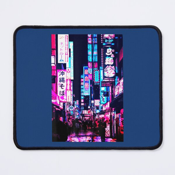 Item preview, Streets Of Tokyo Japan Night Scene With Lights Vaporwave designed and sold by KaiRuiwe.