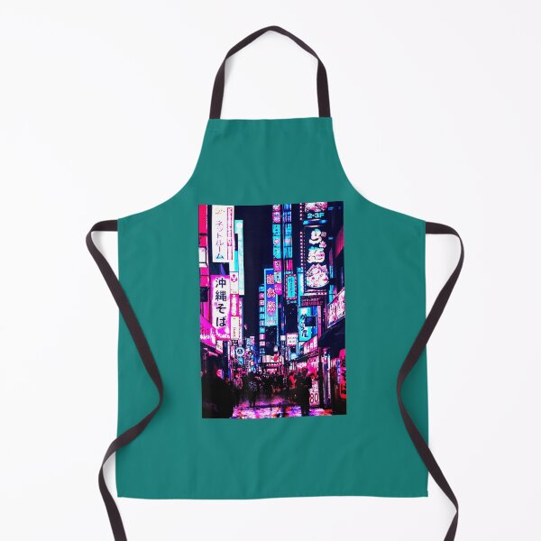 Item preview, Streets Of Tokyo Japan Night Scene With Lights Vaporwave designed and sold by KaiRuiwe.