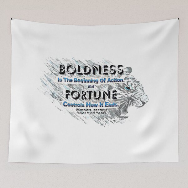 Item preview, FORTUNE FAVORS THE BOLD designed and sold by THE AMERICAN TEEVANGELIST.
