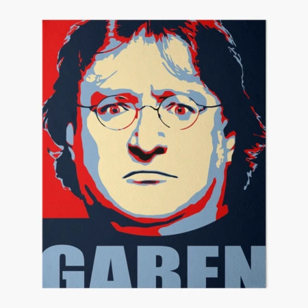 Gaben Newell the king  Pin for Sale by LionsDenForUs