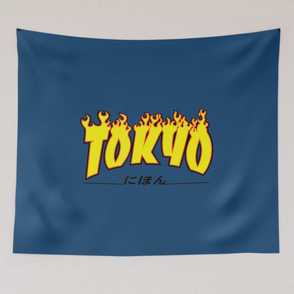 Item preview, Tokyo Japan Trasher Yellow, Orange, And Black, Flame designed and sold by KaiRuiwe.