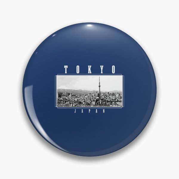 Item preview, Tokyo Japan Vintage Skyline Black & White Vintage Tokyo designed and sold by KaiRuiwe.