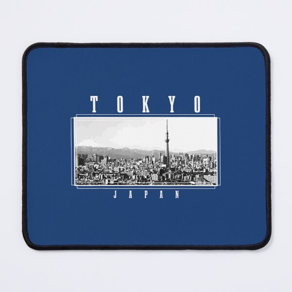 Item preview, Tokyo Japan Vintage Skyline Black & White Vintage Tokyo designed and sold by KaiRuiwe.