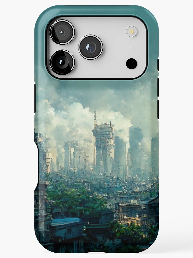 Thumbnail 1 of 4, iPhone Case, Pollution designed and sold by RicoInStudios.
