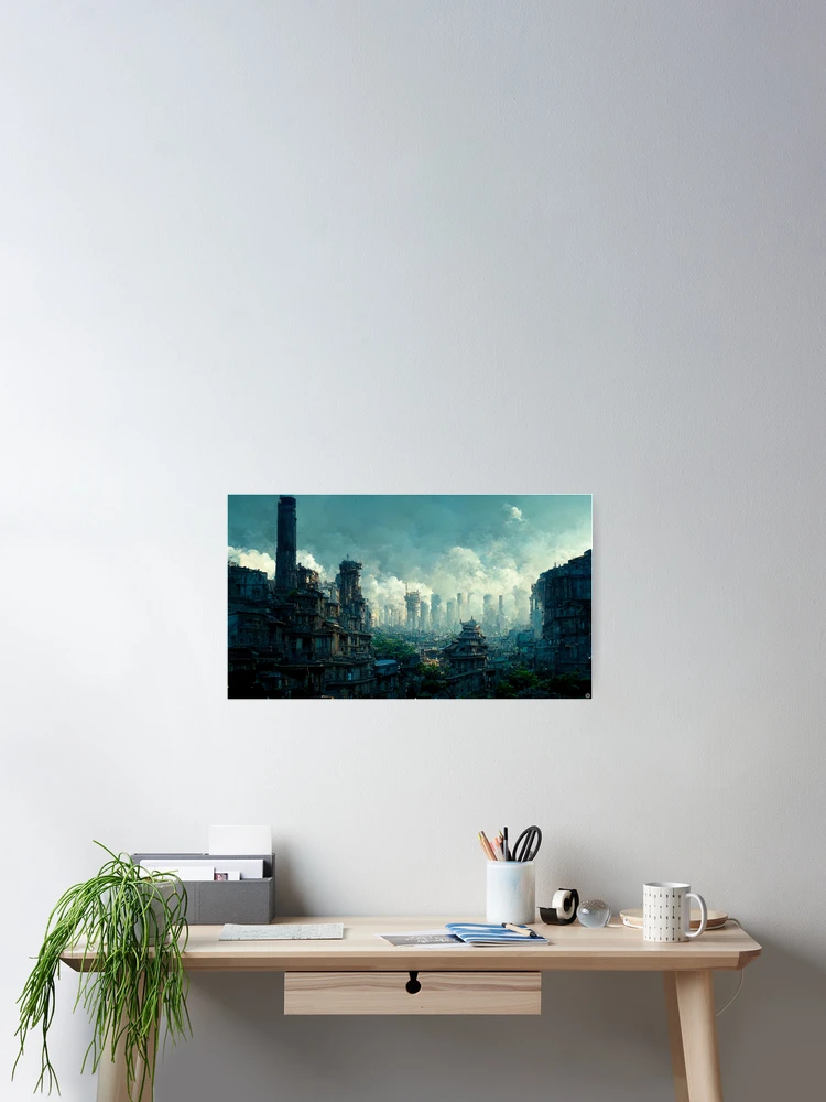 Thumbnail 2 of 3, Poster, Pollution designed and sold by RicoInStudios.