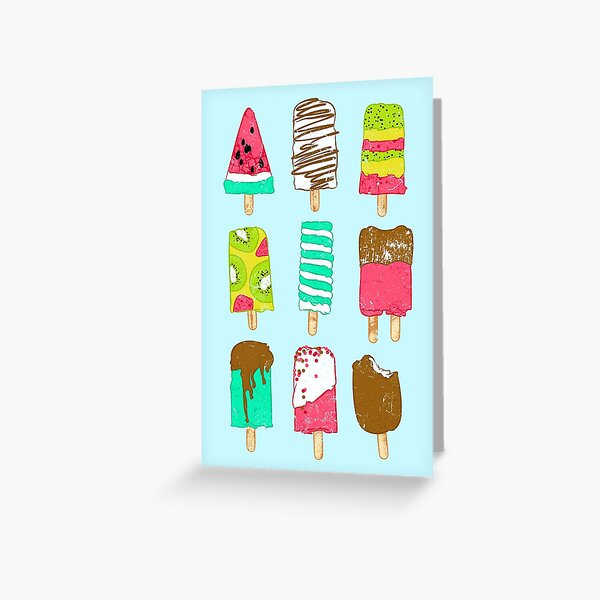 Ice Cream Time Greeting Card