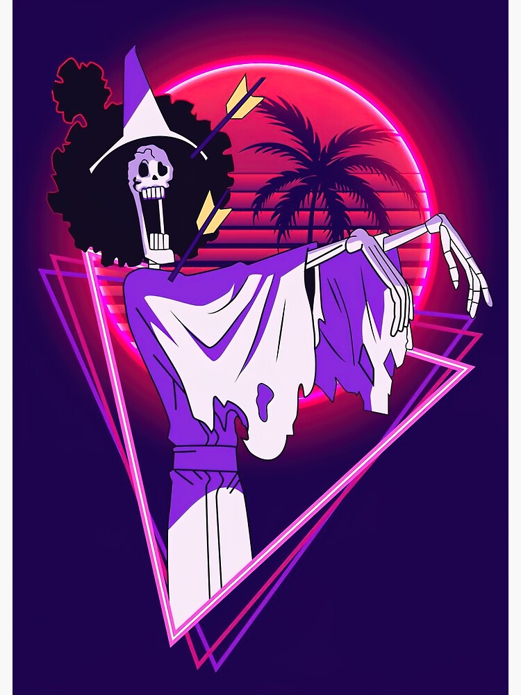 "One Piece Brook" Poster for Sale by JohnFleischman Redbubble