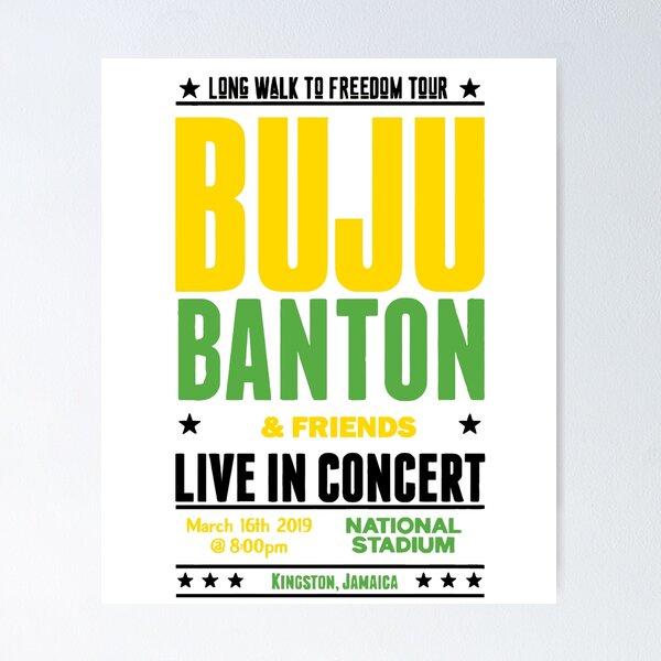 Item preview, Buju banton live in concert designed and sold by ShopGallery.
