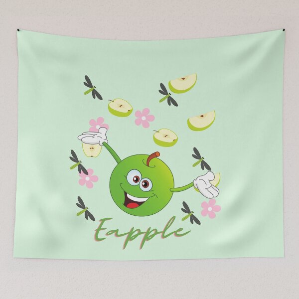 Item preview, eapple t-shirts, funny eapple t-shirt, funny apple t-shirts, funny fruit t-shirts designed and sold by BLUE  bubble.