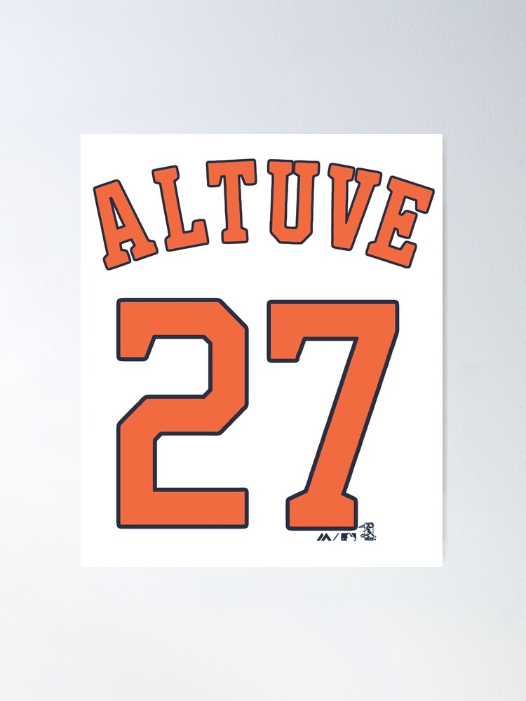 Jose Altuve #27 Pet Jersey - Medium
