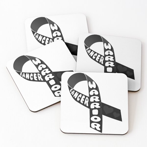 Item preview, Cancer WARRIOR Black Ribbon designed and sold by everything4eva.