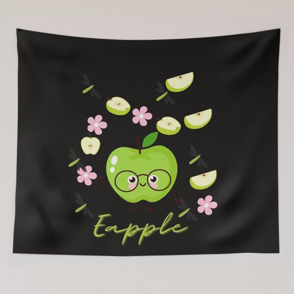 Item preview,  eapple t-shirts, funny eapple t-shirt, funny apple t-shirts, funny fruit t-shirts designed and sold by BLUE  bubble.