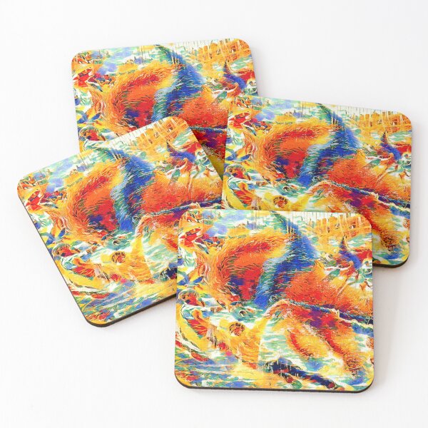 Item preview, The City Rises by Umberto Boccioni - colorful recreation designed and sold by NickoPrints.
