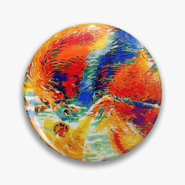 Item preview, The City Rises by Umberto Boccioni - colorful recreation designed and sold by NickoPrints.