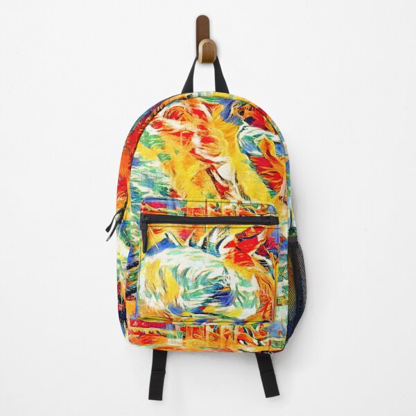 Item preview, The City Rises by Umberto Boccioni - colorful recreation designed and sold by NickoPrints.