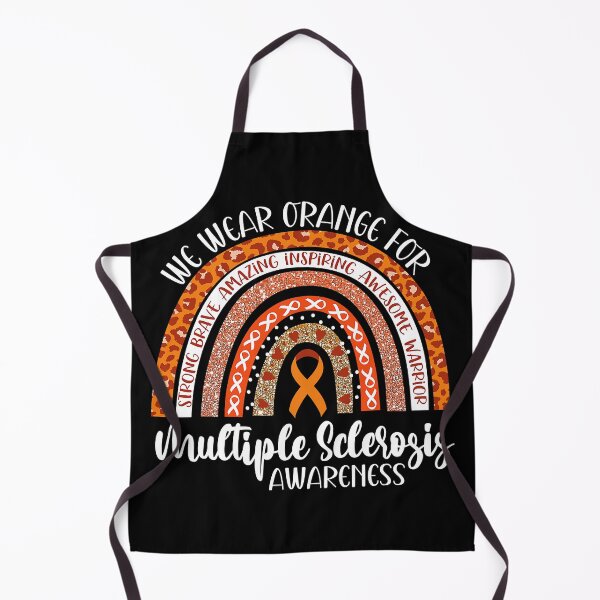Item preview, Rainbow We Wear Orange Multiple Sclerosis Awareness designed and sold by EmilieWebeEW.