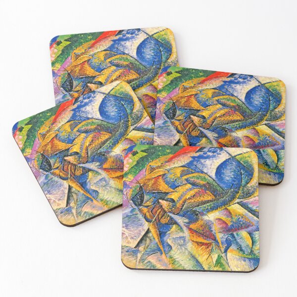 Item preview, Dynamism of a Cyclist by Umberto Boccioni - digital enhancement designed and sold by NickoPrints.