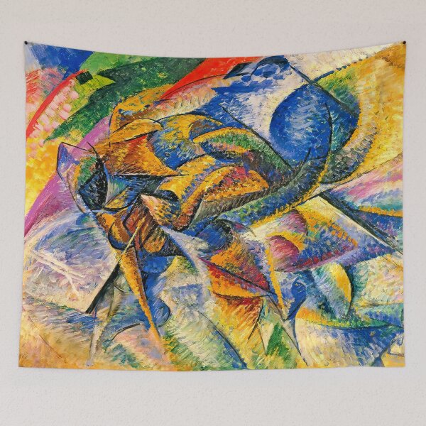 Item preview, Dynamism of a Cyclist by Umberto Boccioni - digital enhancement designed and sold by NickoPrints.