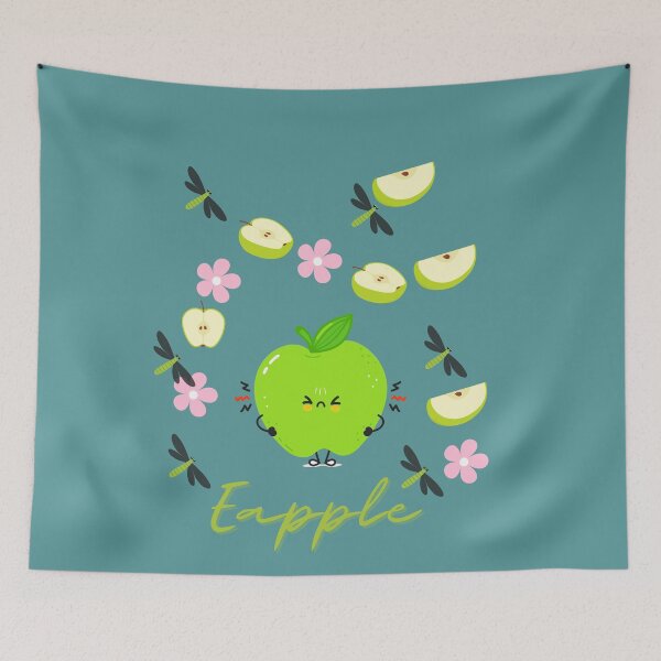 Item preview,   eapple t-shirts, funny eapple t-shirt, funny apple t-shirts, funny fruit t-shirts designed and sold by BLUE  bubble.