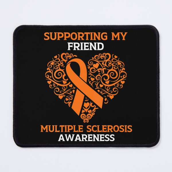 Item preview, Supporting My Friend Multiple Sclerosis Awareness MS Ribbon designed and sold by EmilieWebeEW.