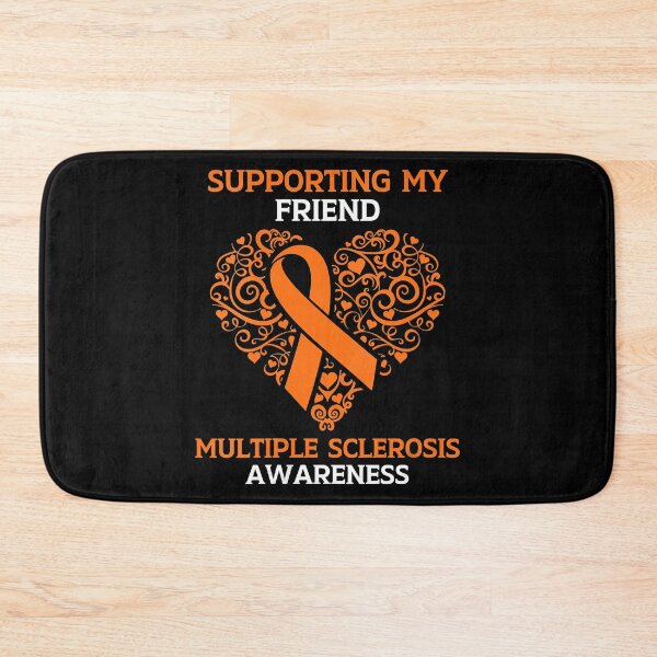 Item preview, Supporting My Friend Multiple Sclerosis Awareness MS Ribbon designed and sold by EmilieWebeEW.