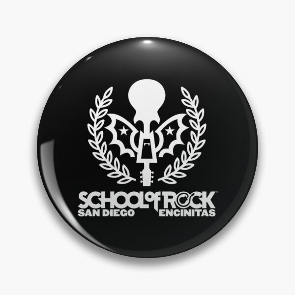 Item preview, School of Rock White Bat Logo SD EN designed and sold by RusaGIM.