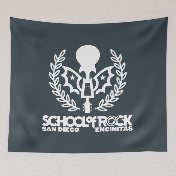 Item preview, School of Rock White Bat Logo SD EN designed and sold by RusaGIM.