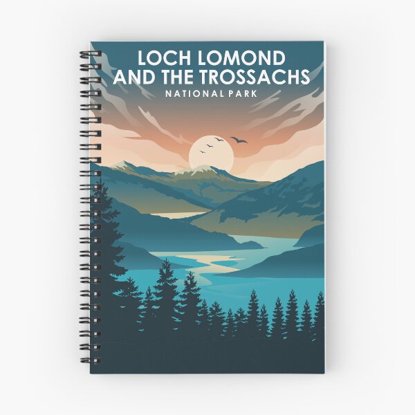 Item preview, Loch Lomond and The Trossachs National Park Travel Poster designed and sold by Stadify.