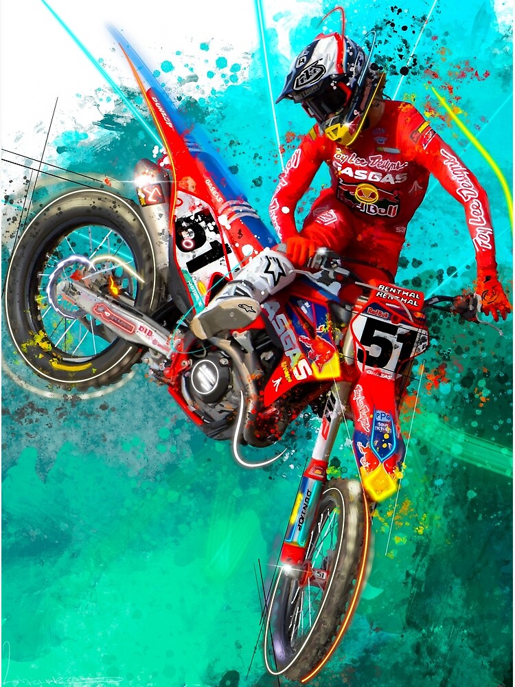 empireposter 728647 Motorcycles – Poster/Affiche de Motocross – Desert Moto  – Taille 61 x 91,5 cm, Papier, Multicolore, 91,5 x 61 x 0,14 cm