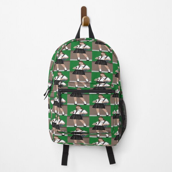 Item preview, Portrait of  Young School Girl  Uniform With Backpack  & Holding Books designed and sold by Dolieart.