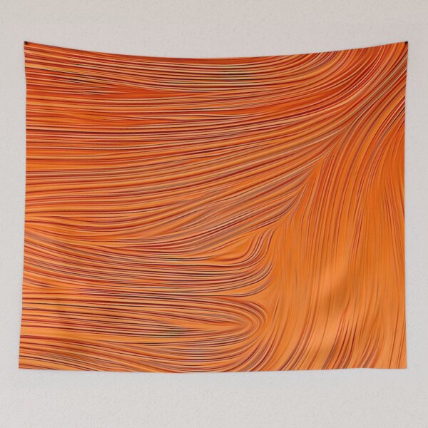 Item preview, Shimmering Orange Waterfall designed and sold by fatenanwar.