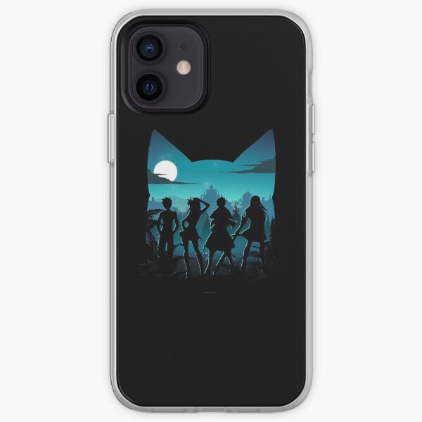 Silhouette heureuse Coque souple iPhone