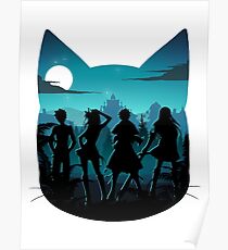 Happy Silhouette Poster