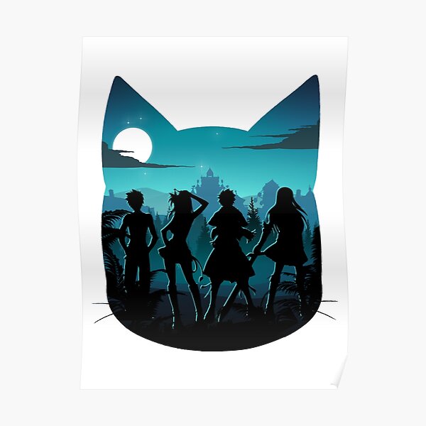 Happy Silhouette Poster