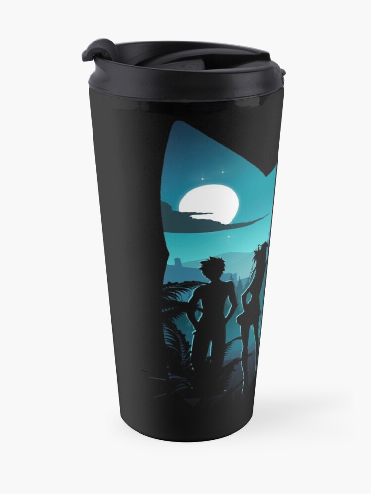 Alternate view of Happy Silhouette Travel Coffee Mug